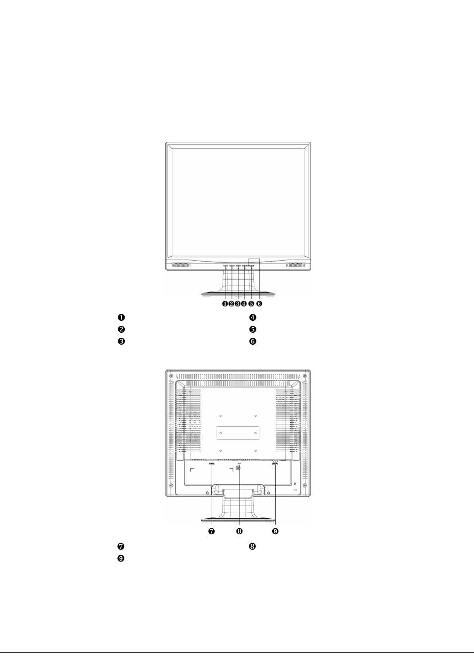 Installation, Front, Panel | Control, Front panel control | Hanns.G JG191A User Manual | Page 9 / 21