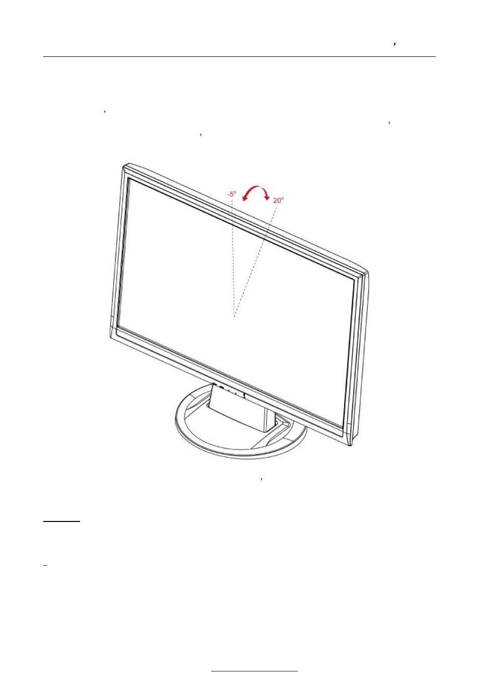Adjusting the viewing angle | Hanns.G Hi221 User Manual | Page 11 / 20