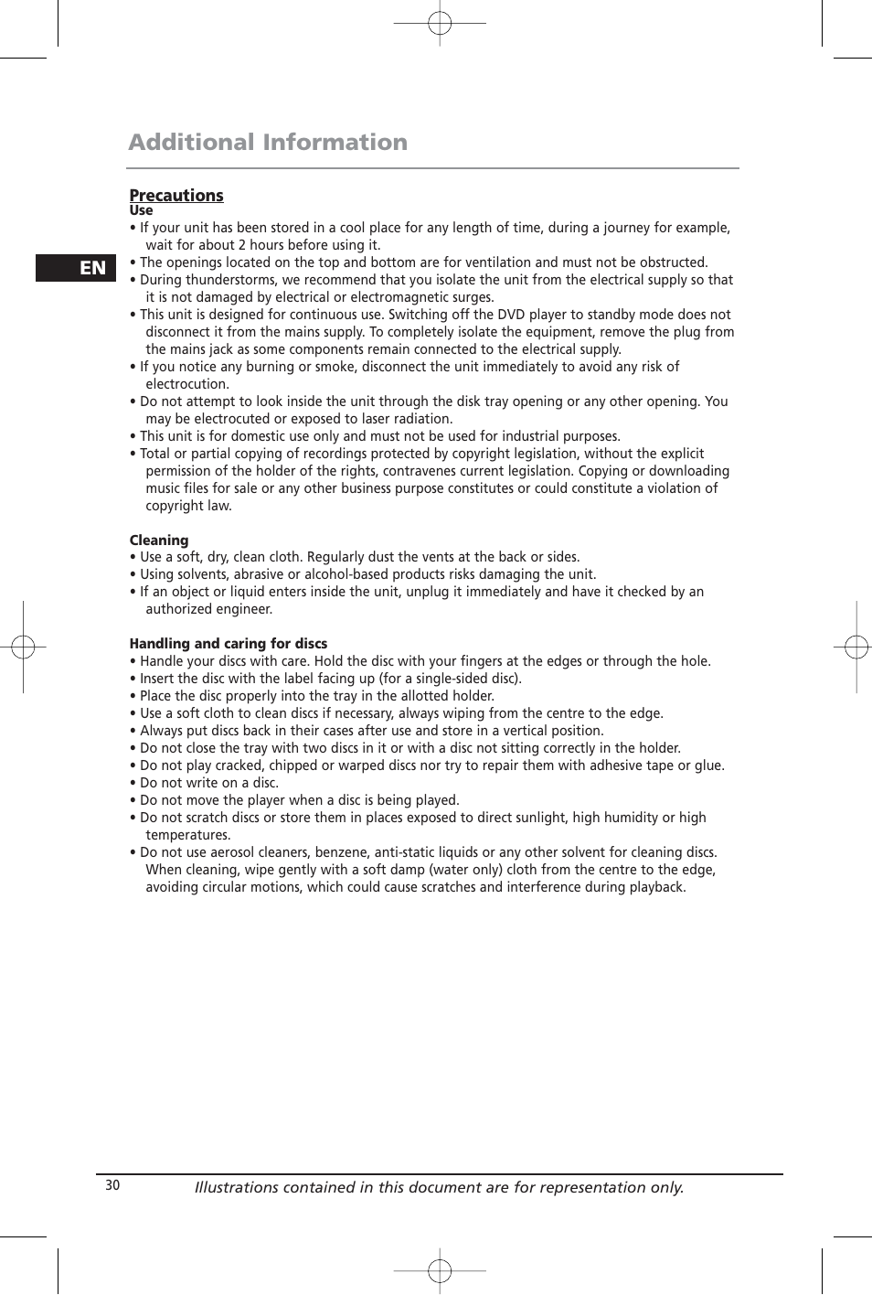 Additional information | Home Theater Direct RTD209 User Manual | Page 32 / 37