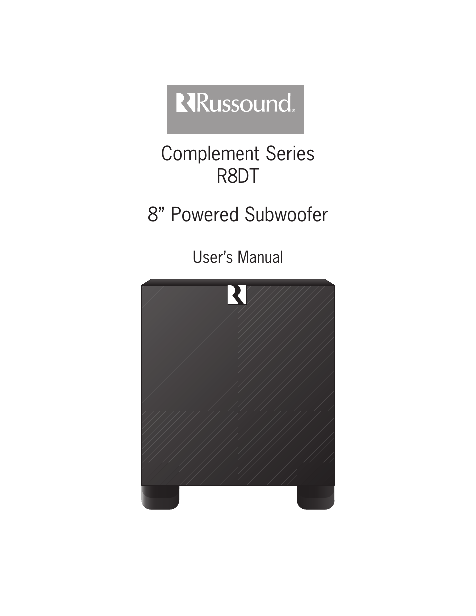 Home Theater Direct R8DT User Manual | 8 pages