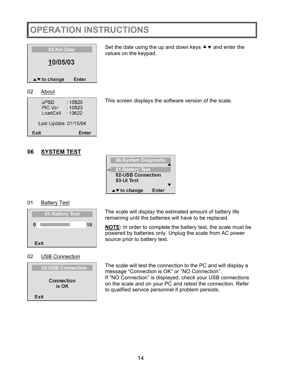Operation instructions | Health O Meter PRO PLUS 2450KL User Manual | Page 15 / 23