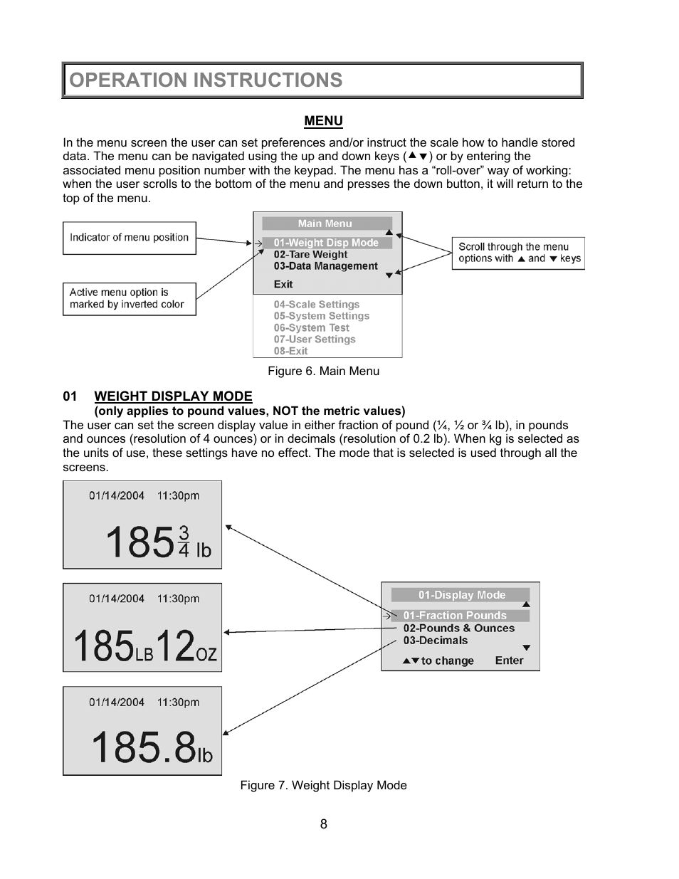 Operation instructions | Health O Meter PRO PLUS 2450KL User Manual | Page 9 / 23