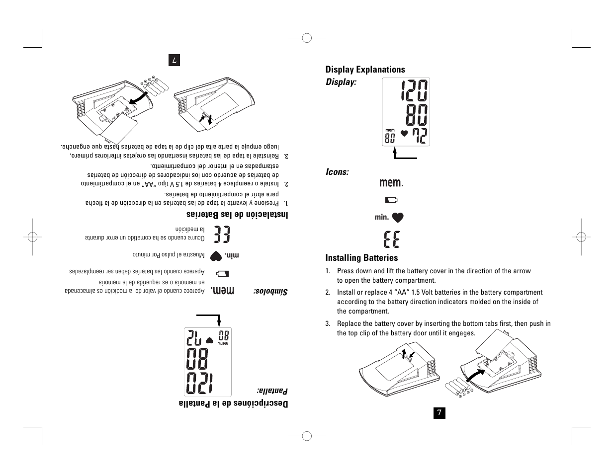 Health O Meter 7631 User Manual | Page 7 / 28