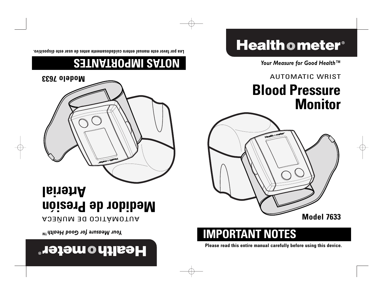 Health O Meter 7633 User Manual | 40 pages