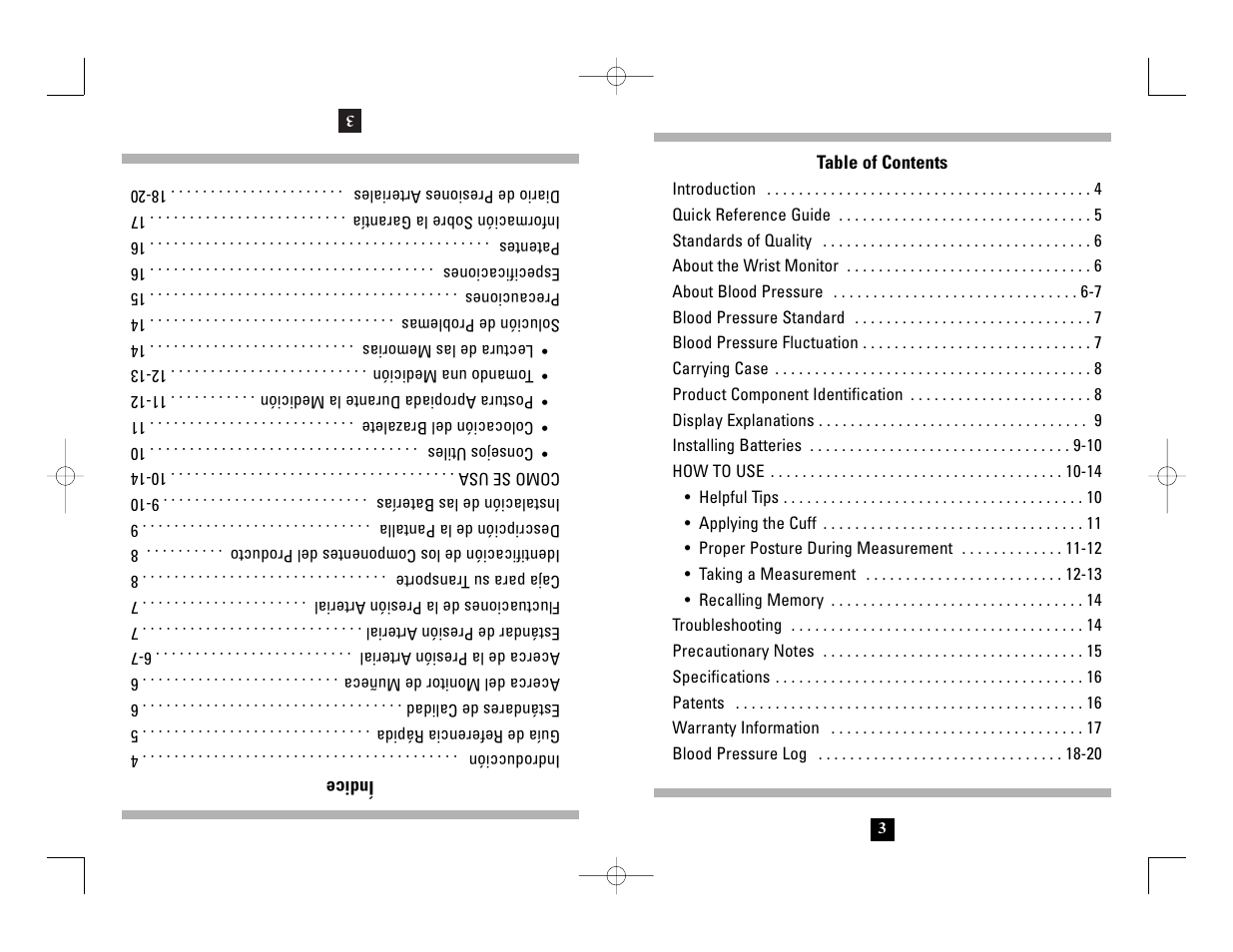 Health O Meter 7633 User Manual | Page 3 / 40