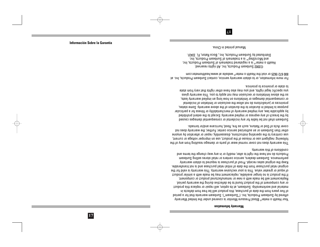 Health O Meter 7633 User Manual | Page 37 / 40