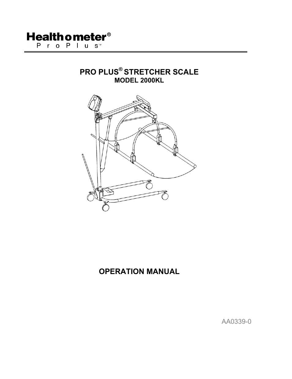 Health O Meter PROPLUS 2000KL User Manual | 29 pages