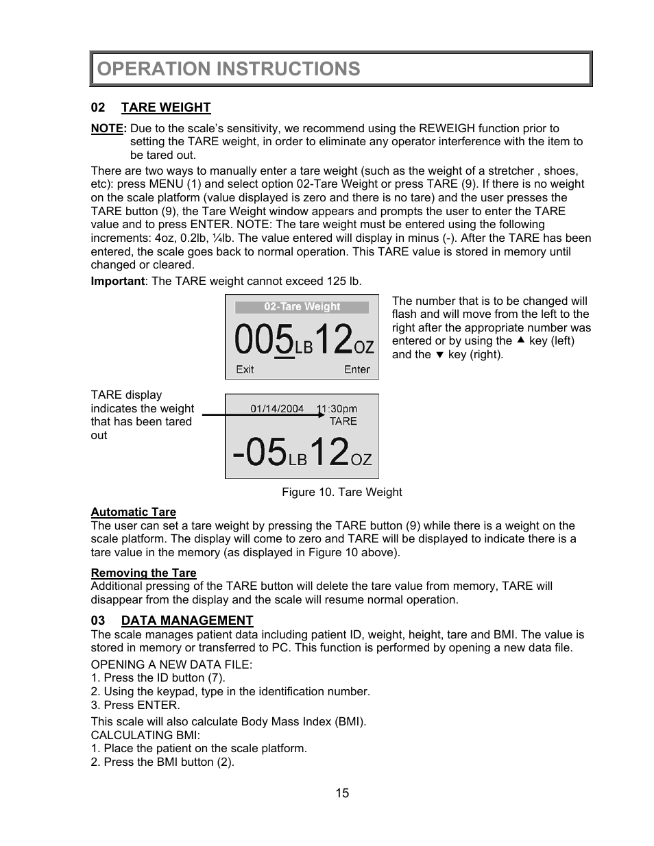 Operation instructions | Health O Meter PROPLUS 2000KL User Manual | Page 16 / 29