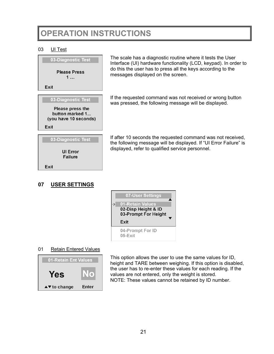 Operation instructions | Health O Meter PROPLUS 2000KL User Manual | Page 22 / 29