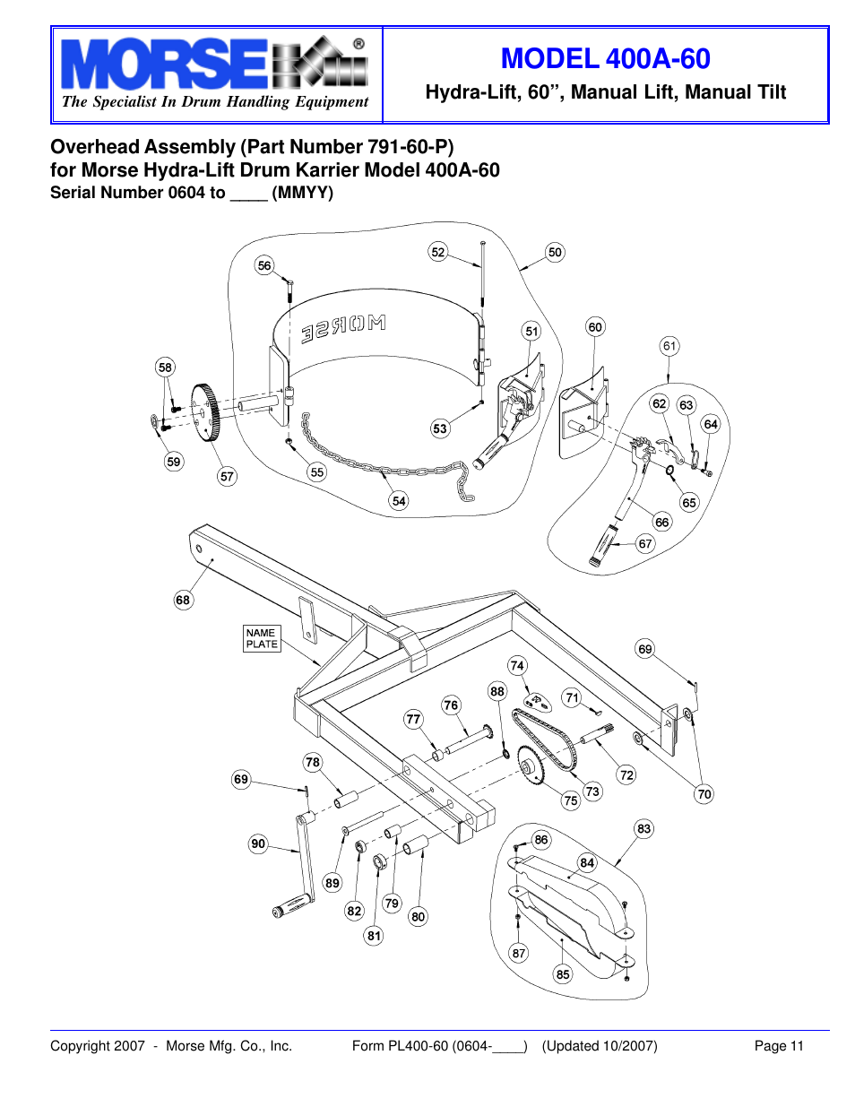 HydroSurge 400A-60 User Manual | Page 11 / 11