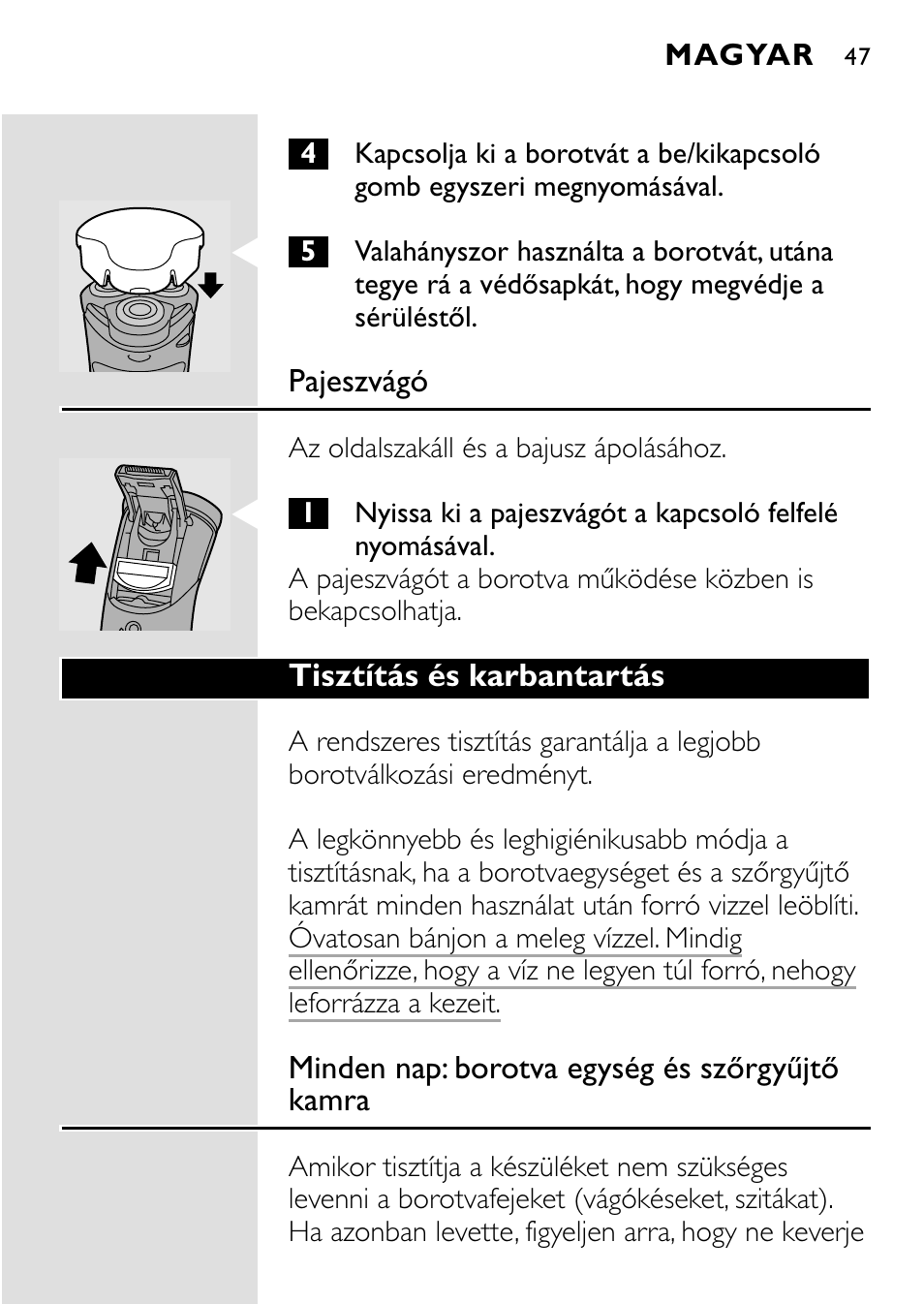 HQ 8445 User Manual | Page 45 / 124