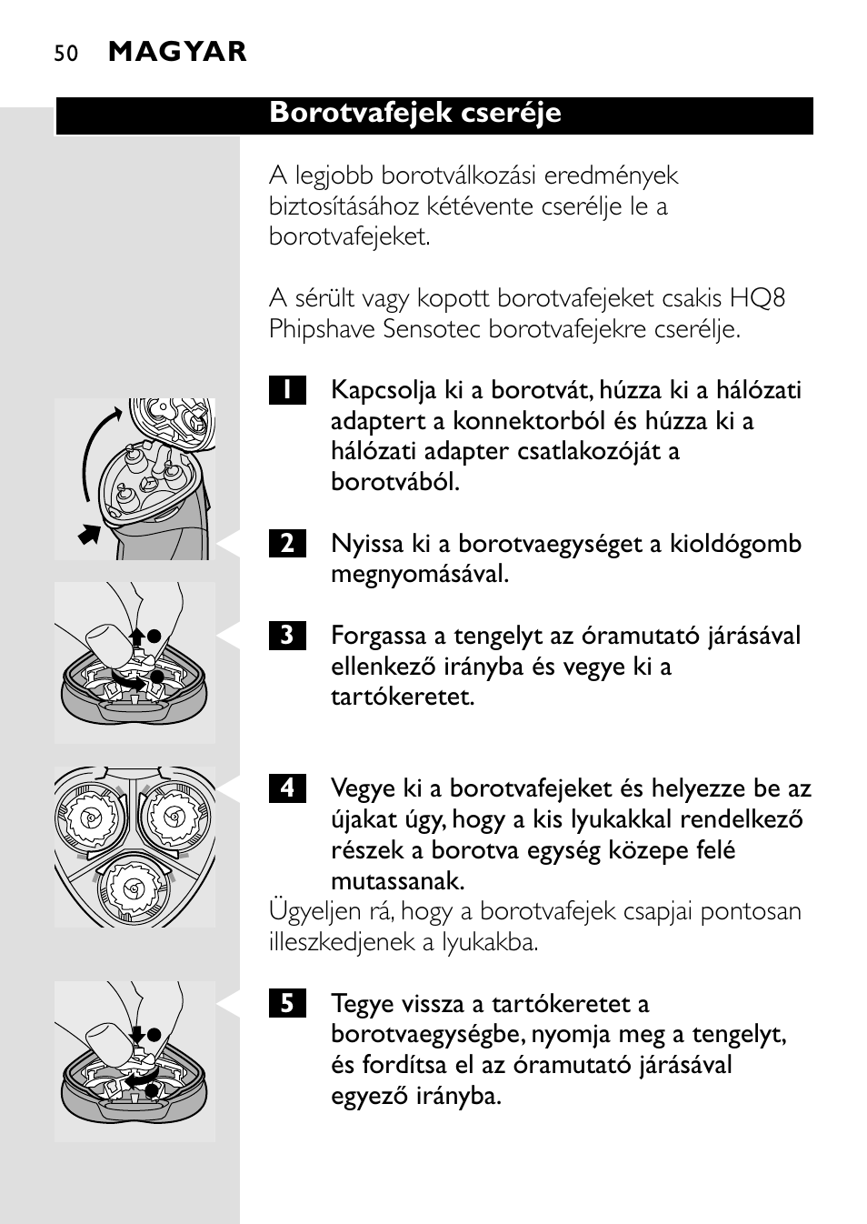HQ 8445 User Manual | Page 48 / 124
