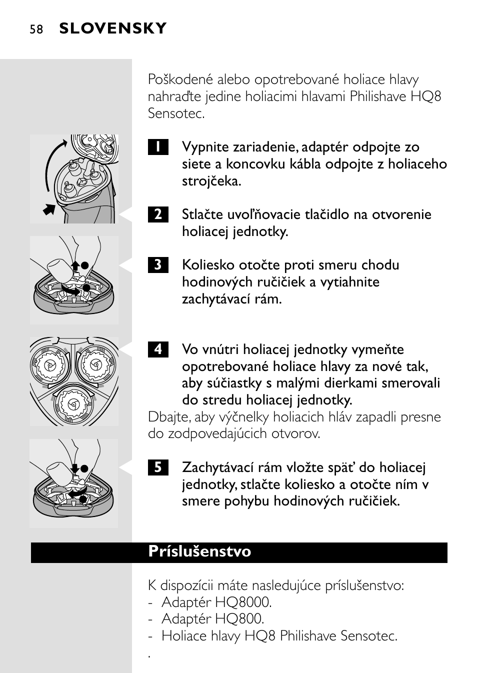 HQ 8445 User Manual | Page 56 / 124