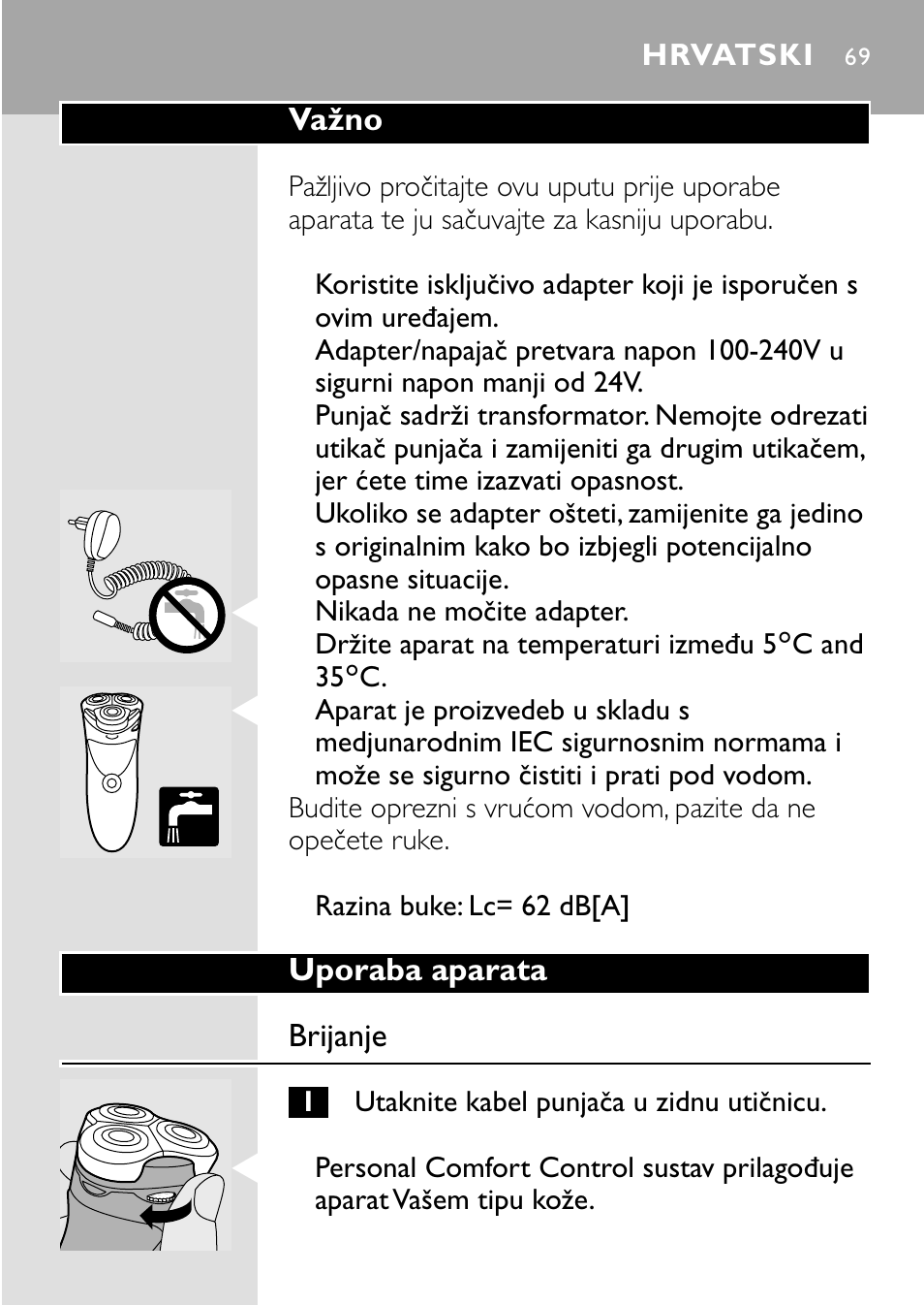 Hrvatski 69 | HQ 8445 User Manual | Page 67 / 124
