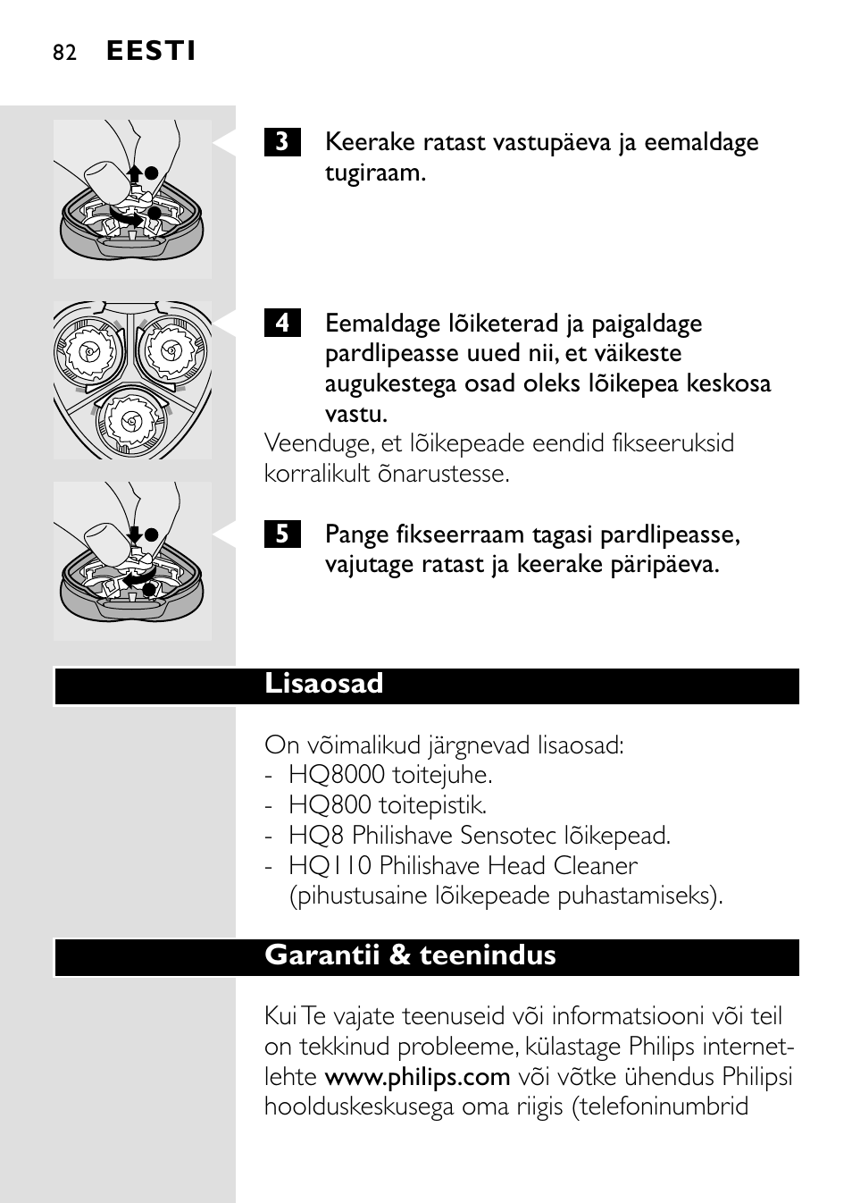 HQ 8445 User Manual | Page 80 / 124