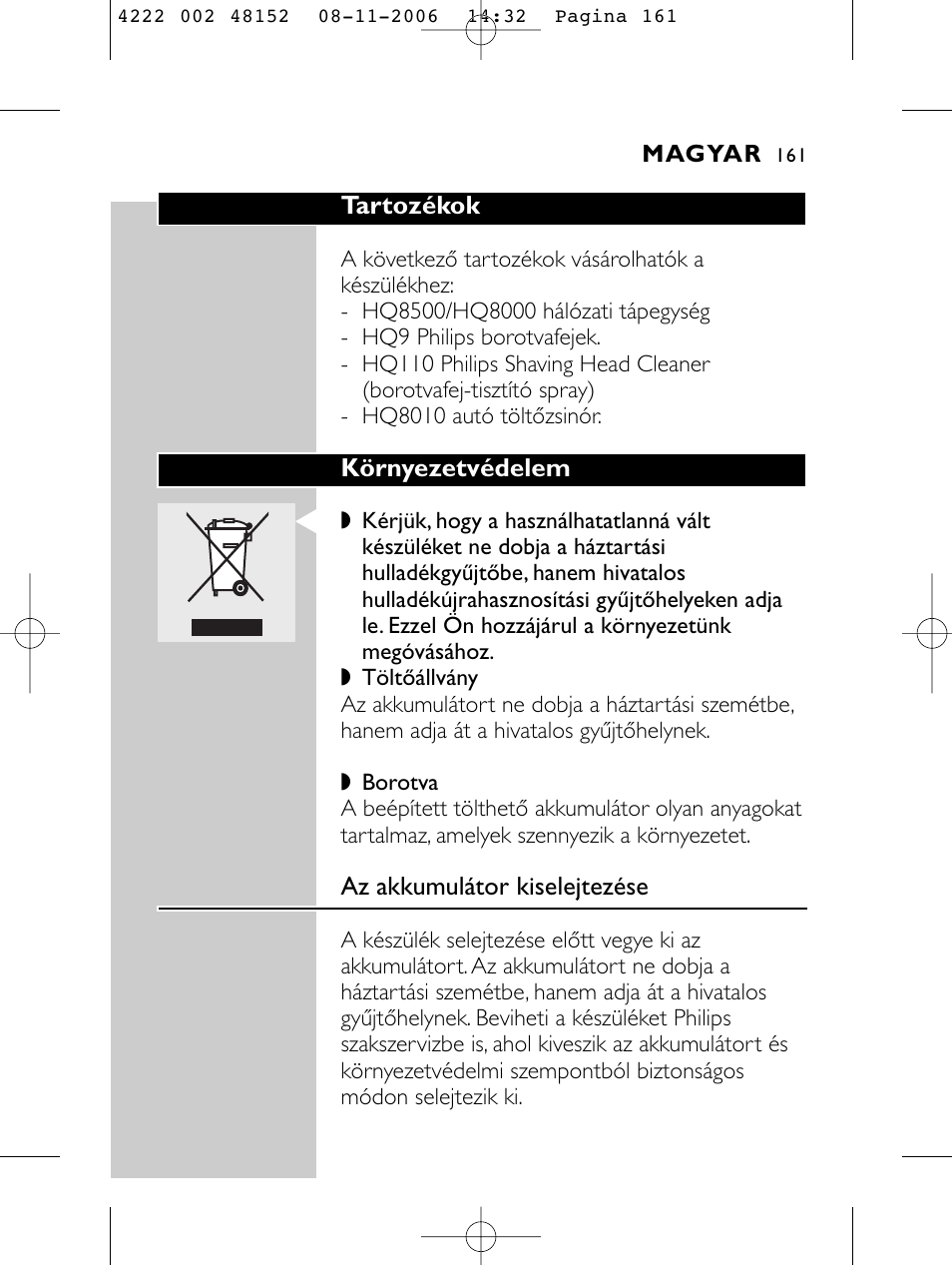 HQ 9160 User Manual | Page 159 / 236