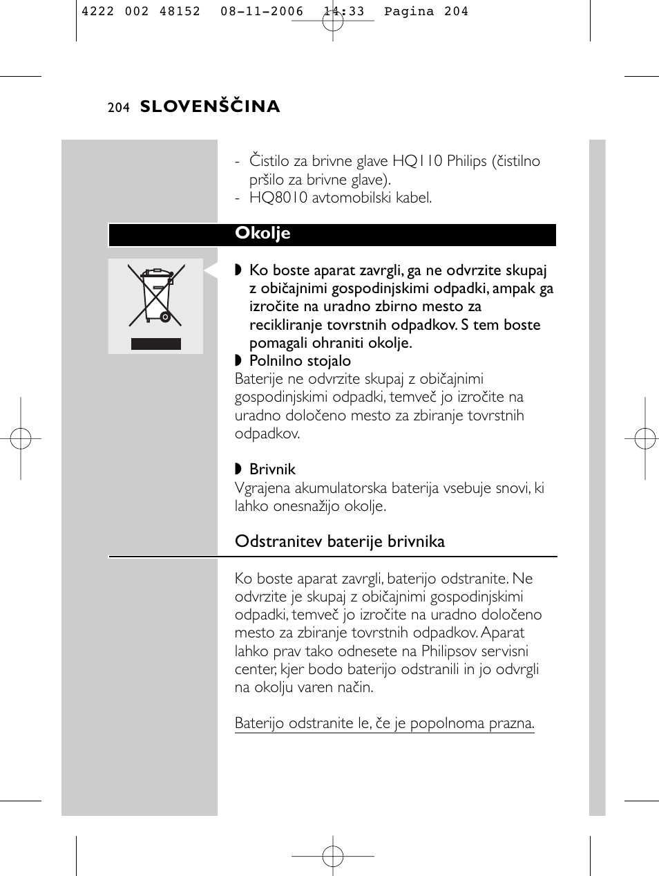 HQ 9160 User Manual | Page 202 / 236