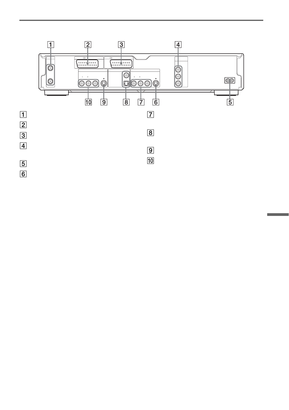 Rear panel, Add iti on al i n fo rm at io n | Hama RDR-HX900 User Manual | Page 111 / 120