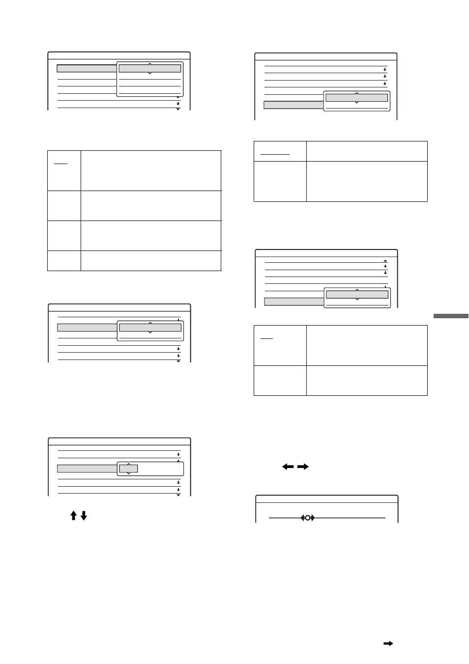Select “system,” and press enter, Select “normal/catv,” and press enter, Select “channel set,” and press enter | Select “audio,” and press enter, Select “nicam,” and press enter, Select “aft” and press enter, Set tings a nd adj u st m e nt s | Hama RDR-HX900 User Manual | Page 85 / 120