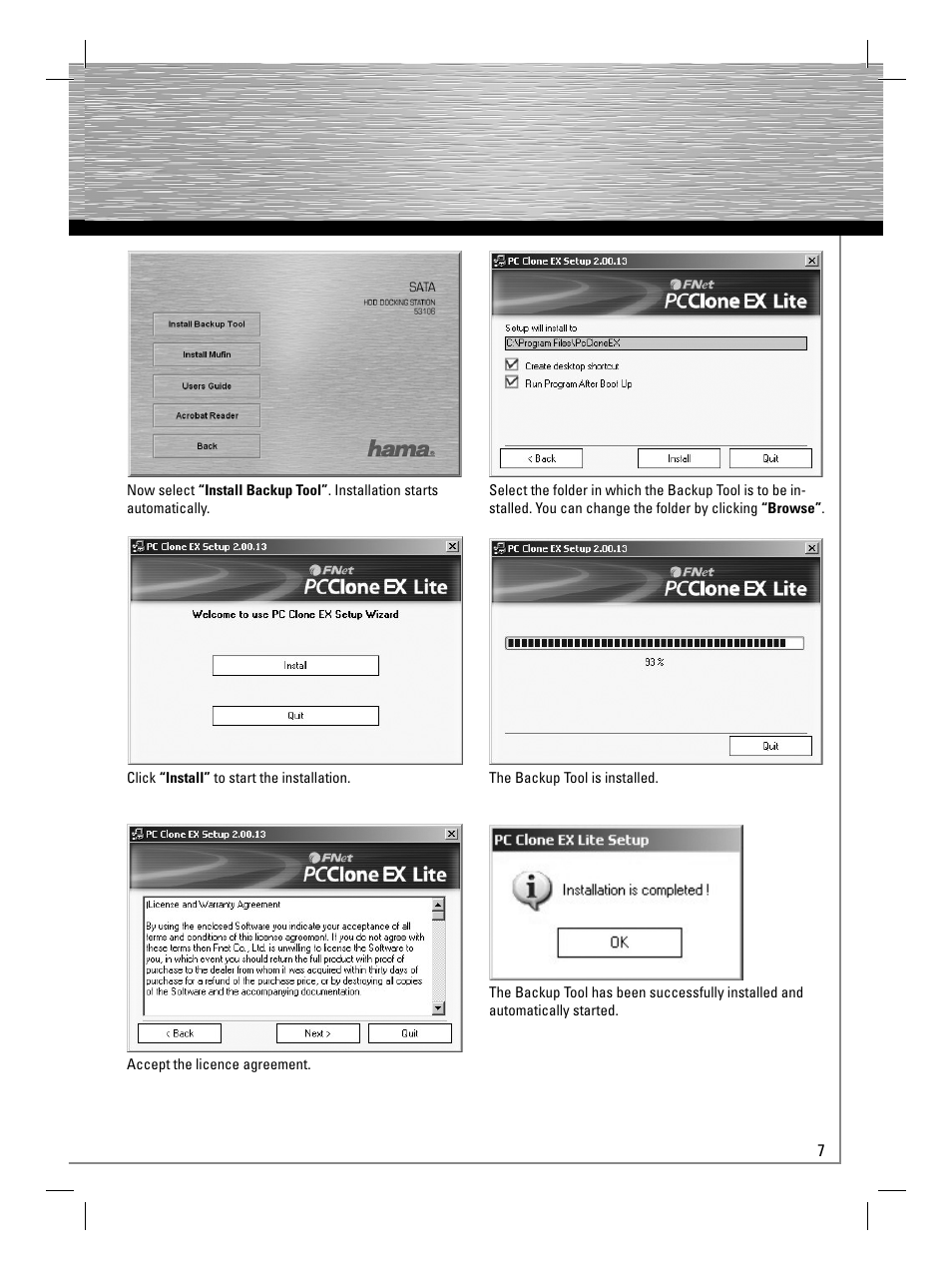 G operating instruction | Hama 53106 User Manual | Page 3 / 6