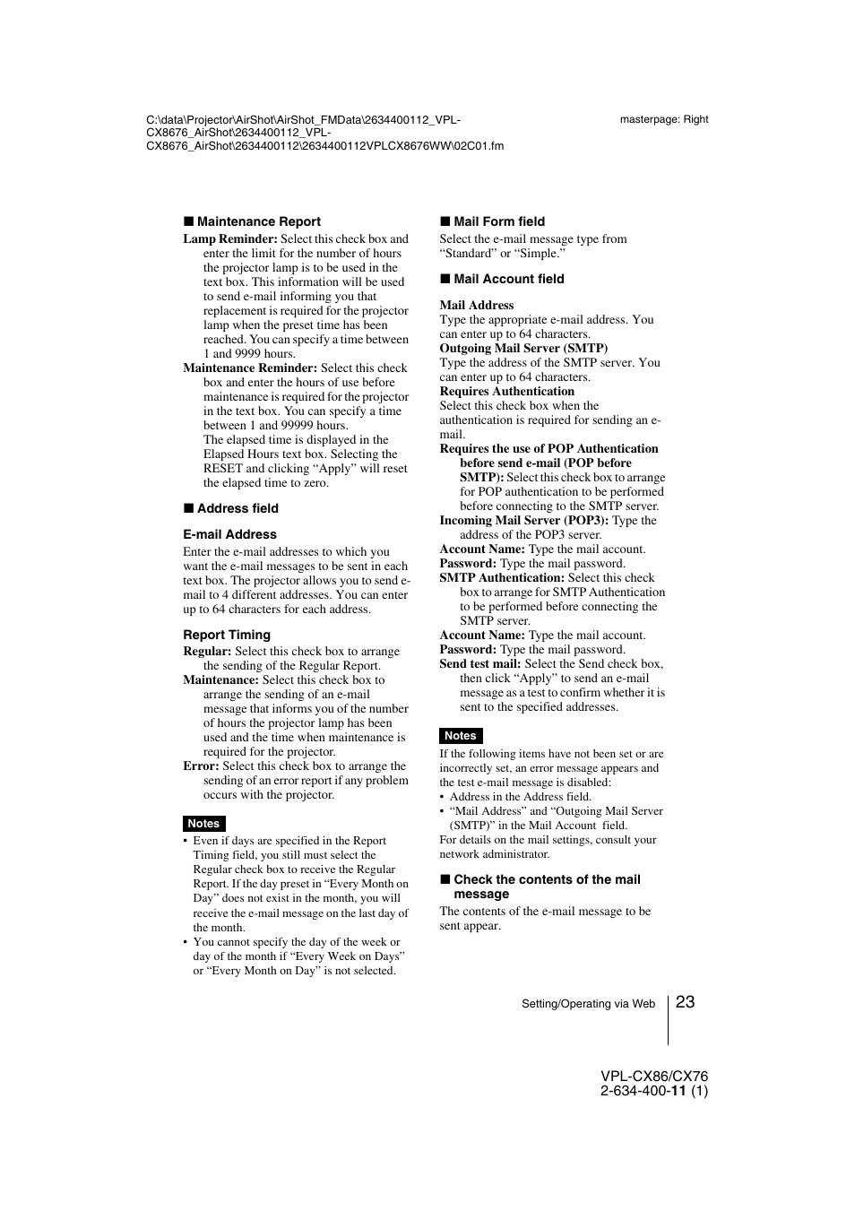 Hama VPL-CX86 User Manual | Page 23 / 33