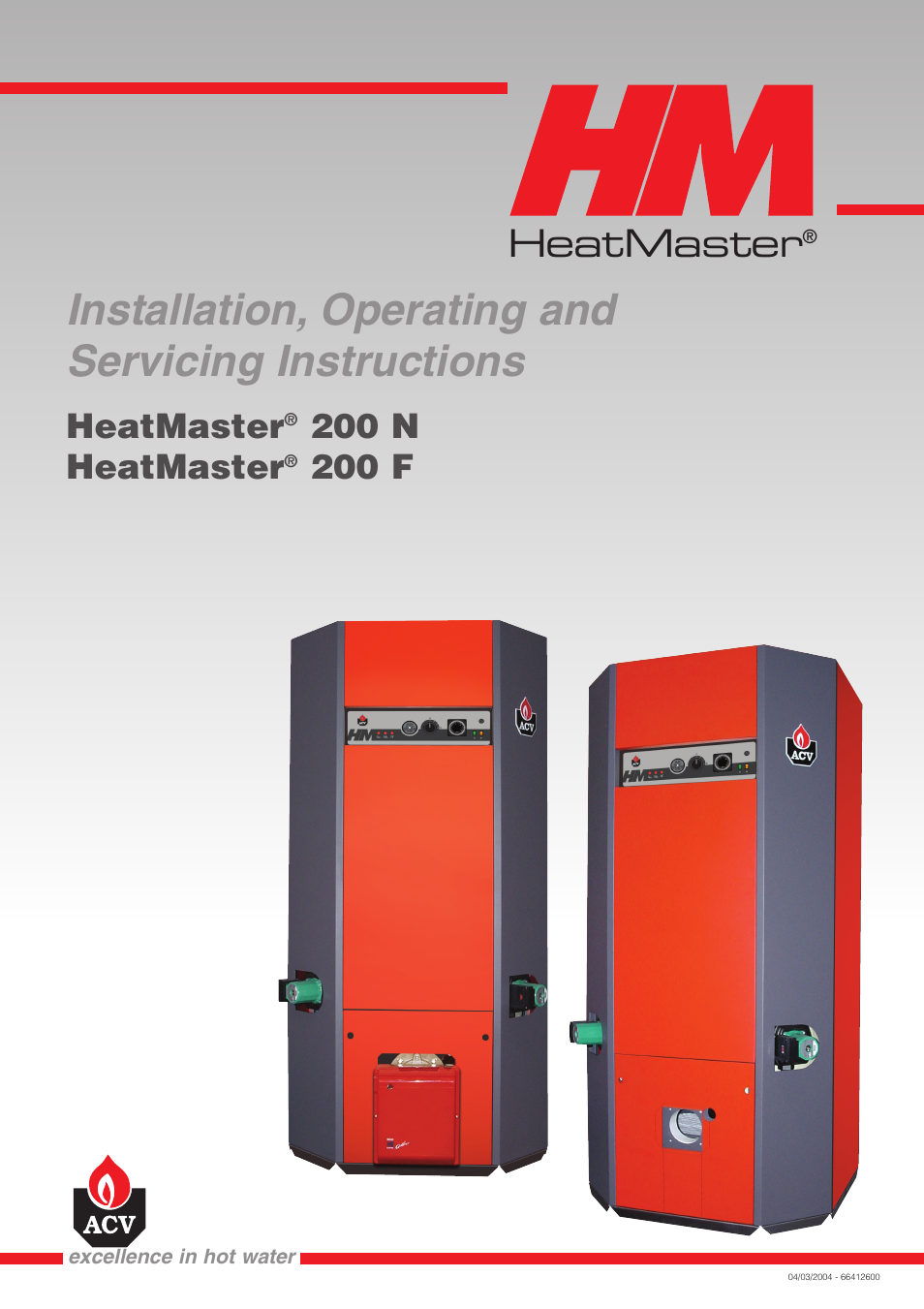 Heatmaster 200 N User Manual | 6 pages