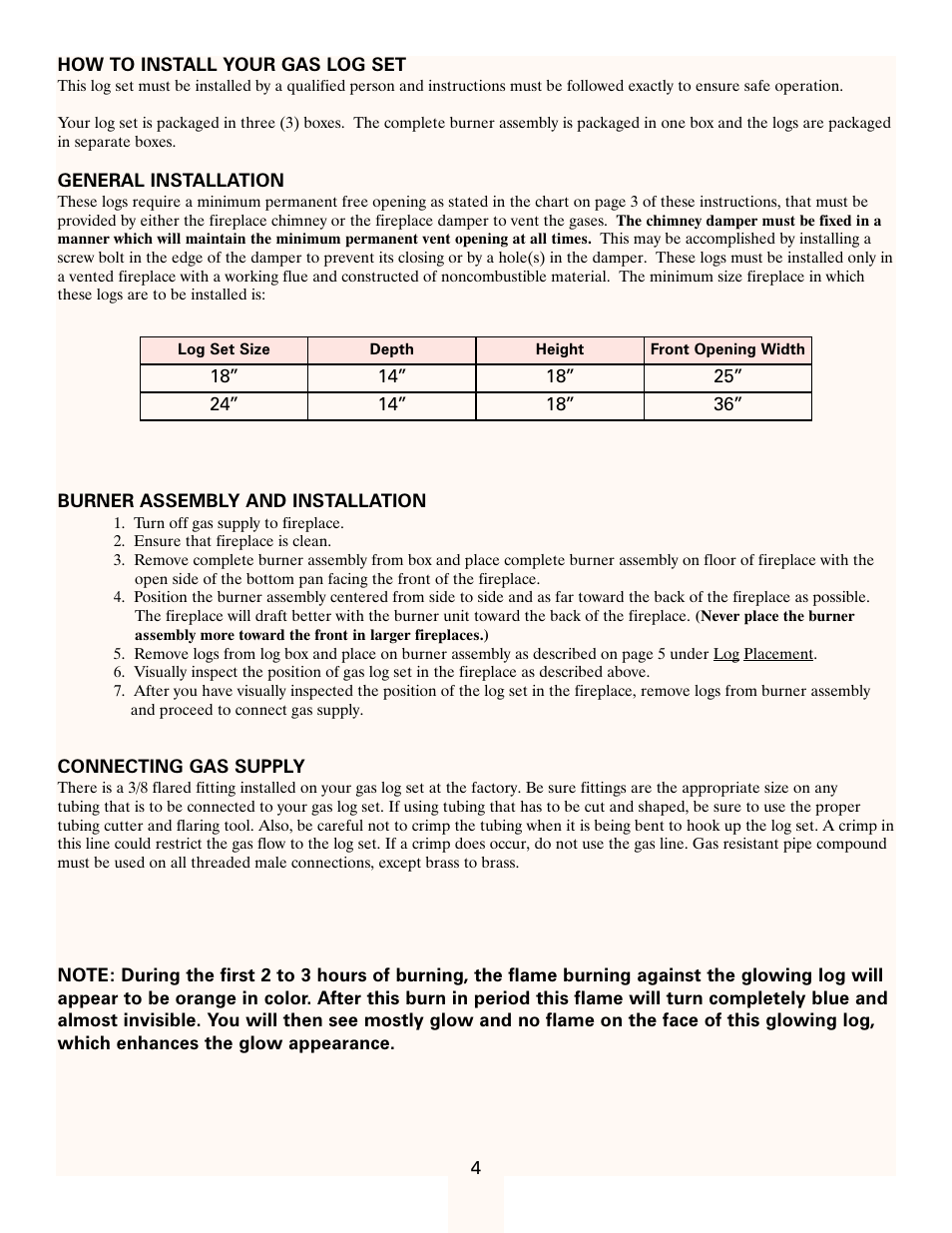 Heatmaster Gas Burner User Manual | Page 4 / 11