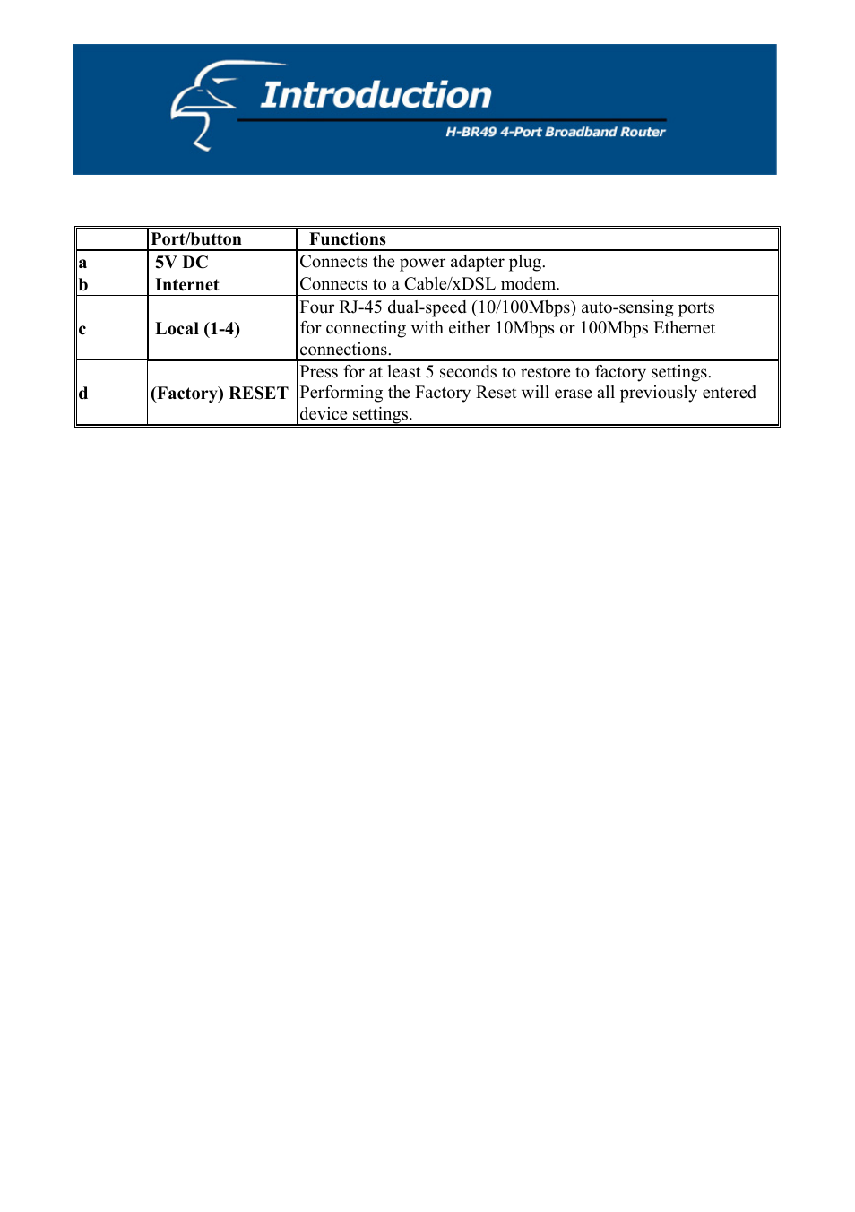 Hawking Technology H-BR49 User Manual | Page 9 / 67