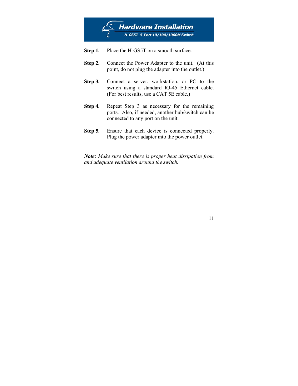Hawking Technology 10 User Manual | Page 11 / 15