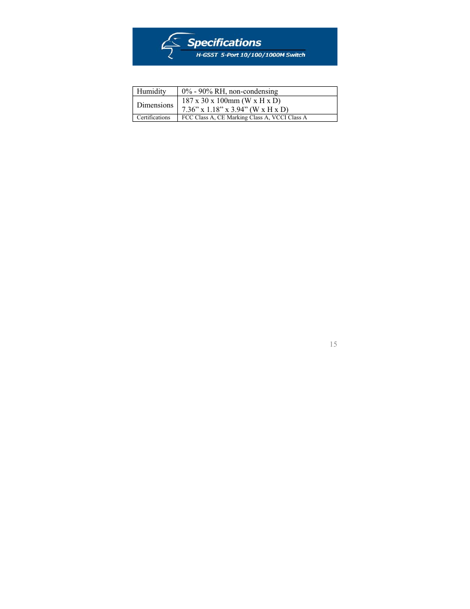 Hawking Technology 10 User Manual | Page 15 / 15