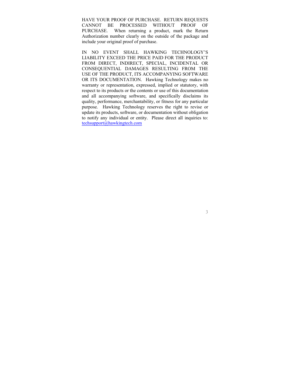 Hawking Technology 10 User Manual | Page 3 / 15