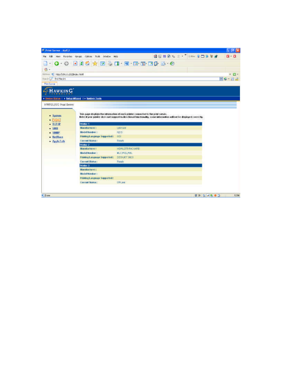 Hawking Technology HWPS1UG User Manual | Page 113 / 163