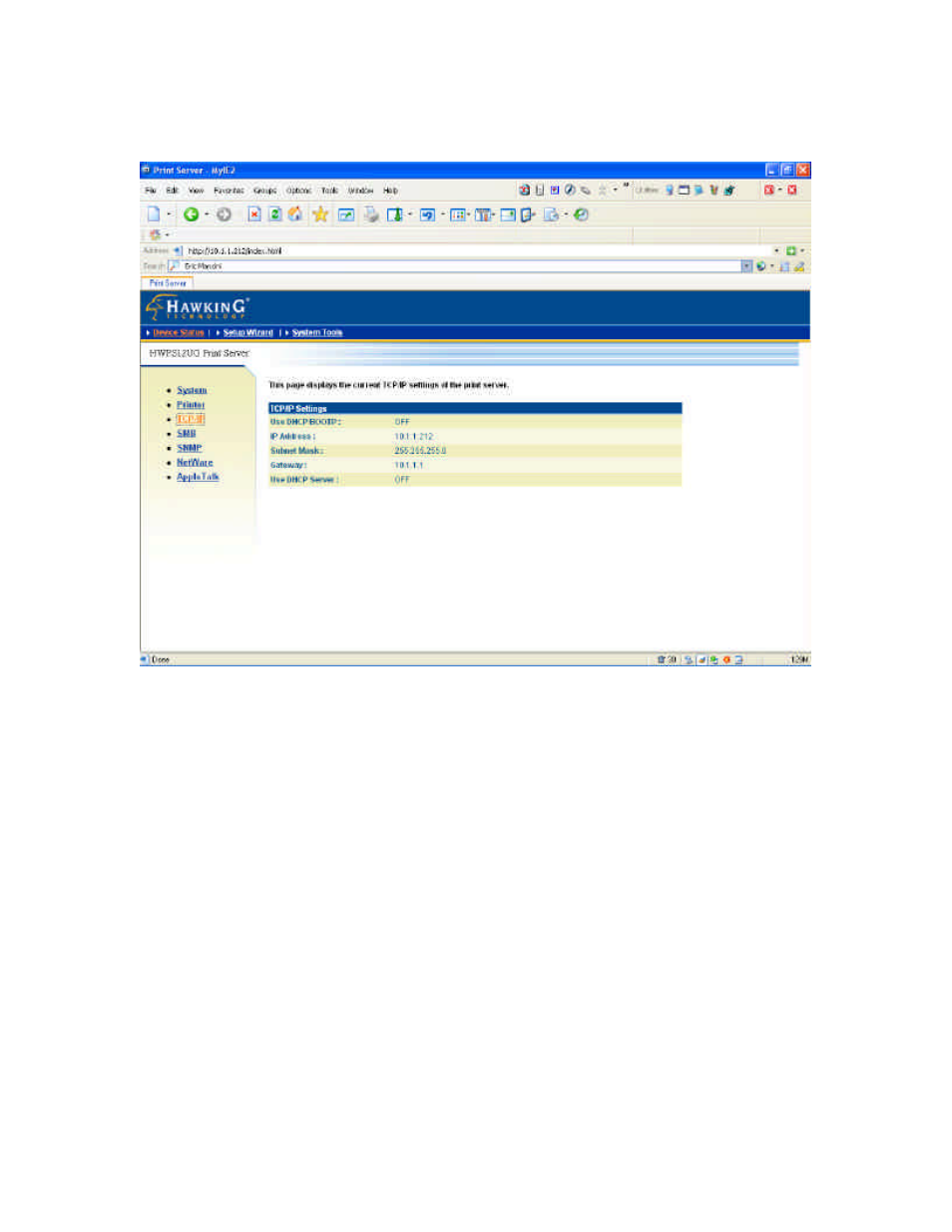 Hawking Technology HWPS1UG User Manual | Page 114 / 163