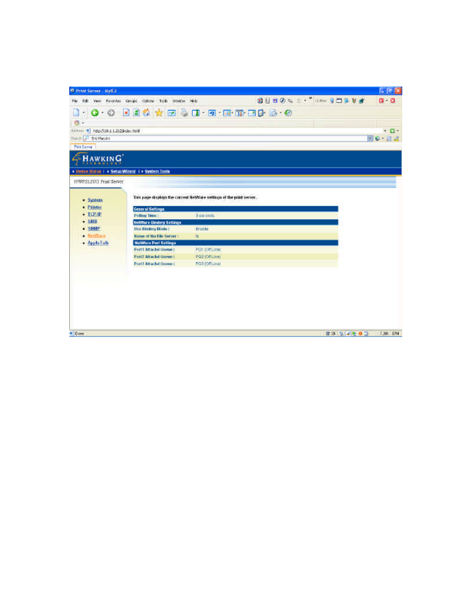 Hawking Technology HWPS1UG User Manual | Page 117 / 163