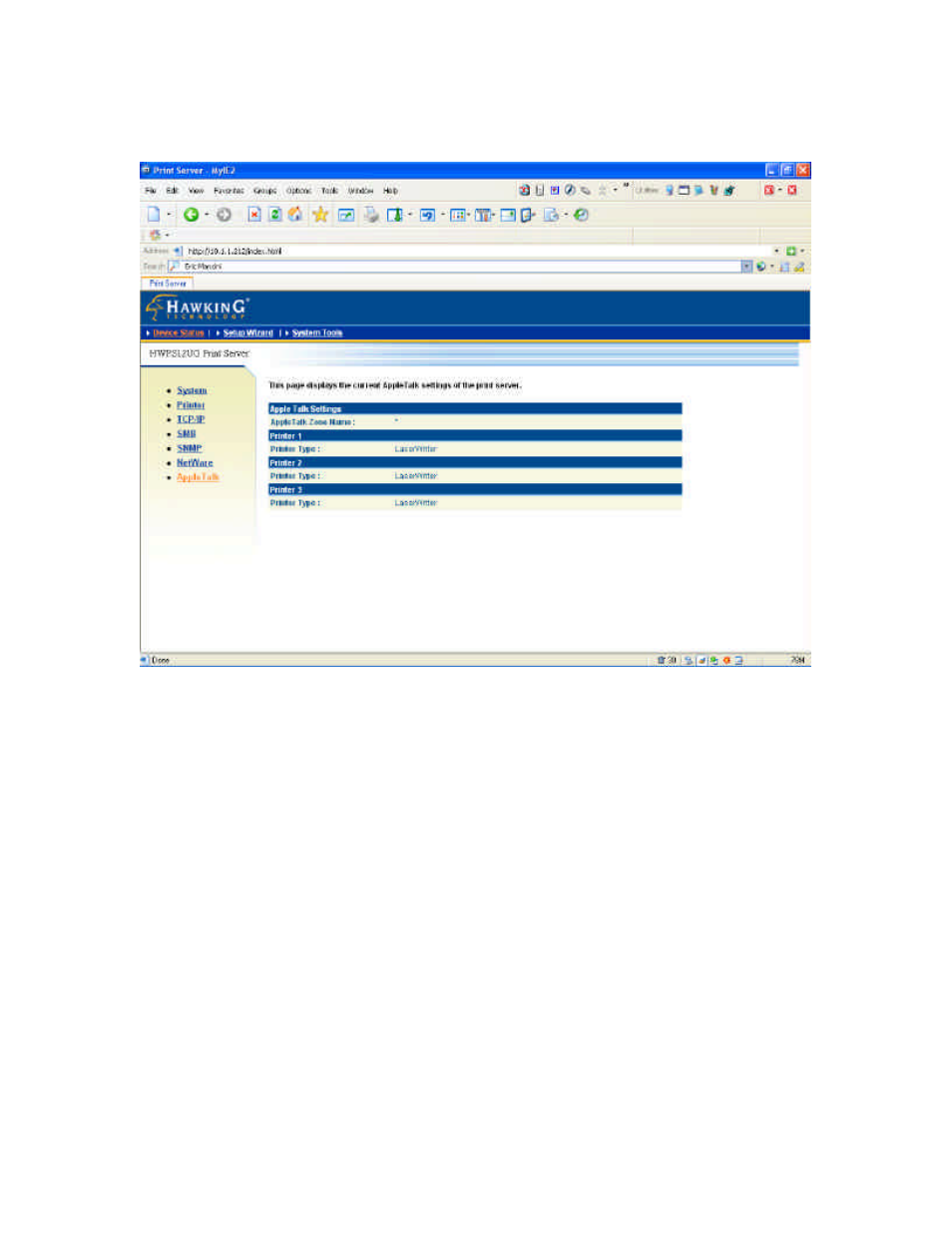 Hawking Technology HWPS1UG User Manual | Page 118 / 163