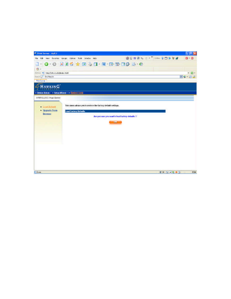 6 system tools | Hawking Technology HWPS1UG User Manual | Page 134 / 163