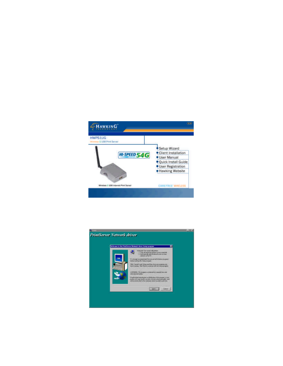 4 client installation and setup | Hawking Technology HWPS1UG User Manual | Page 43 / 163