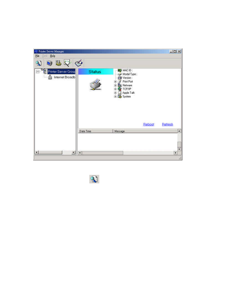 2 search – search for all available print servers | Hawking Technology HWPS1UG User Manual | Page 79 / 163