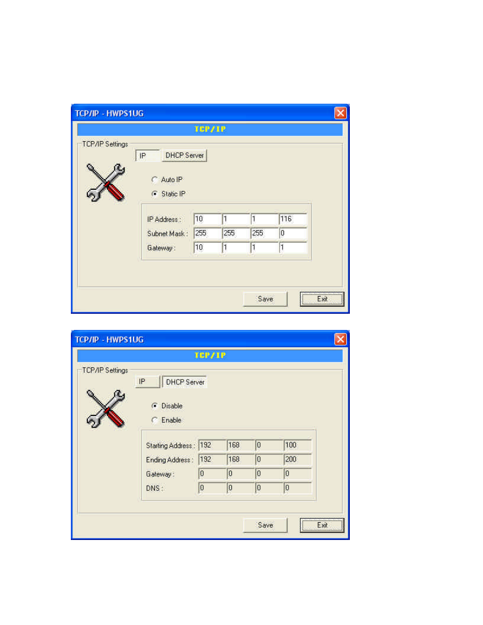 9 tcp/ip configuration | Hawking Technology HWPS1UG User Manual | Page 91 / 163
