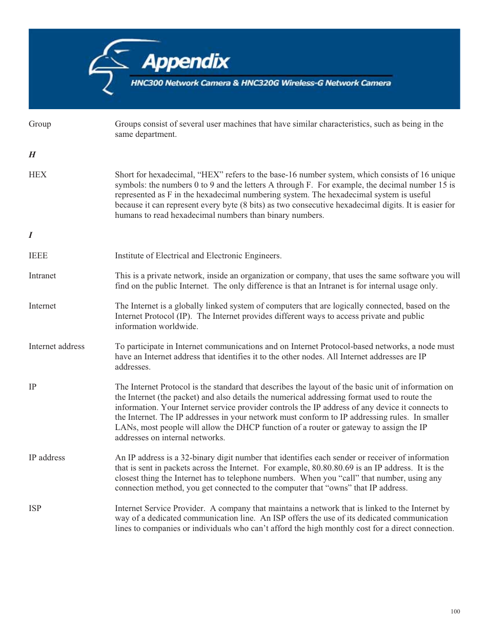 Hawking Technology HNC320G User Manual | Page 100 / 103