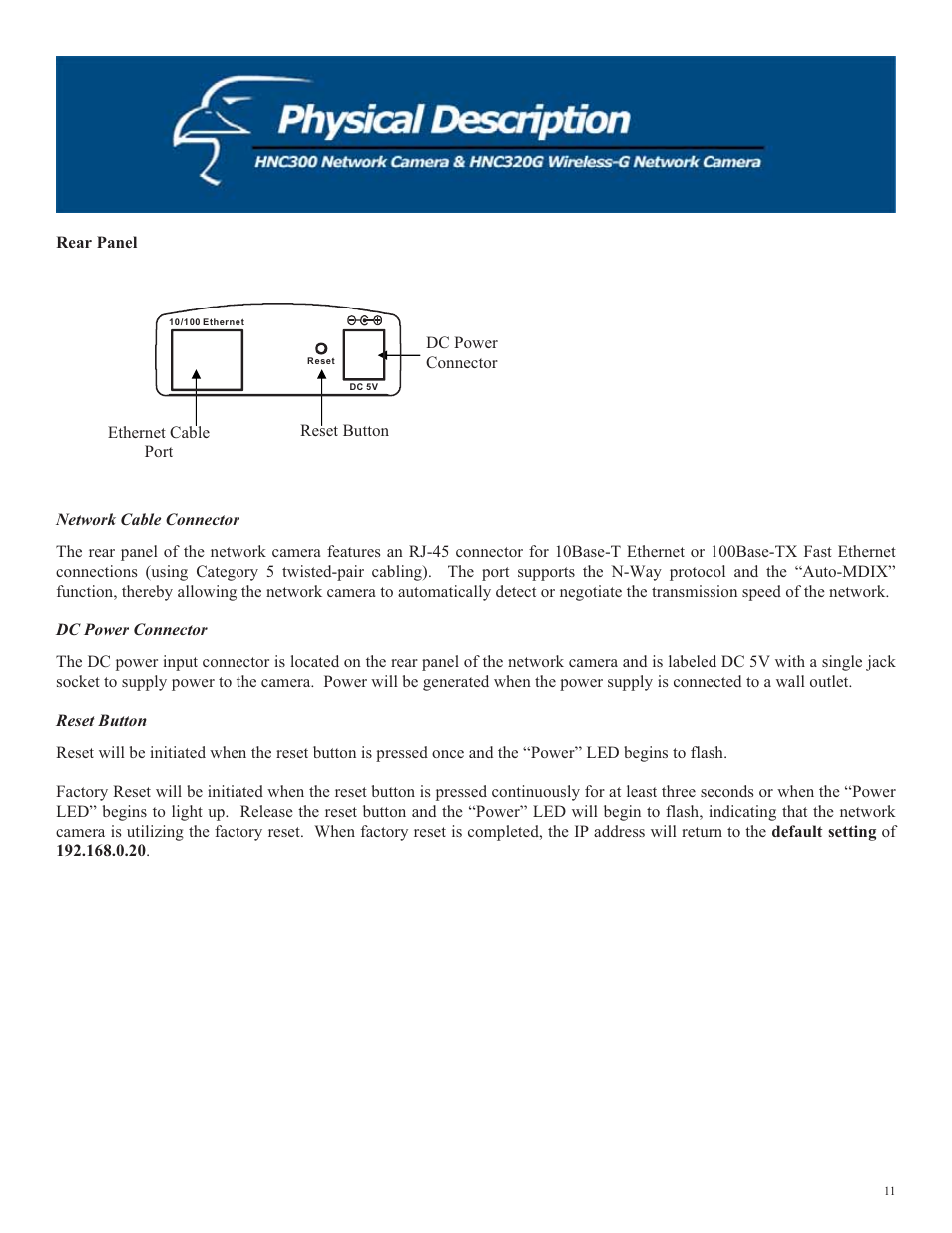 Hawking Technology HNC320G User Manual | Page 11 / 103