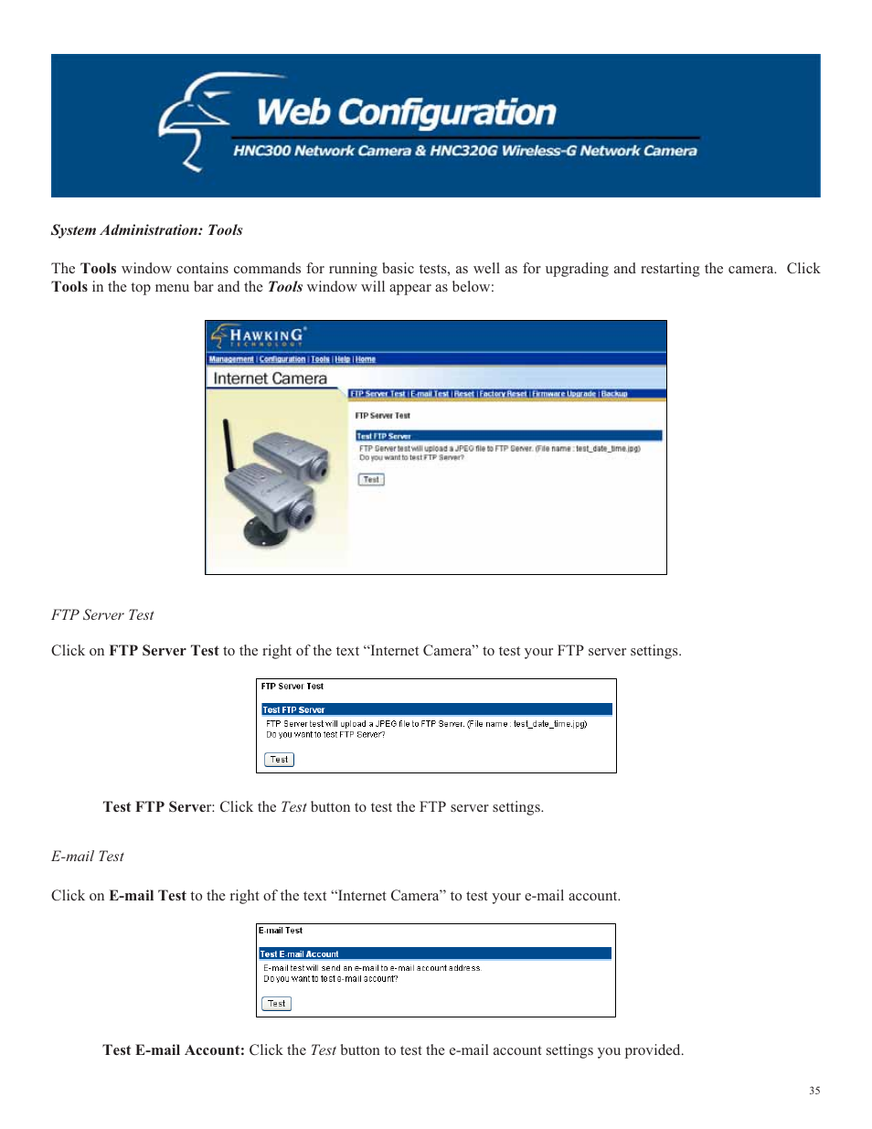 Hawking Technology HNC320G User Manual | Page 35 / 103
