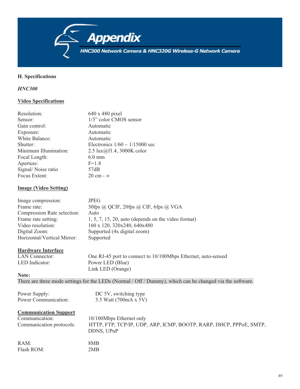 Hawking Technology HNC320G User Manual | Page 89 / 103