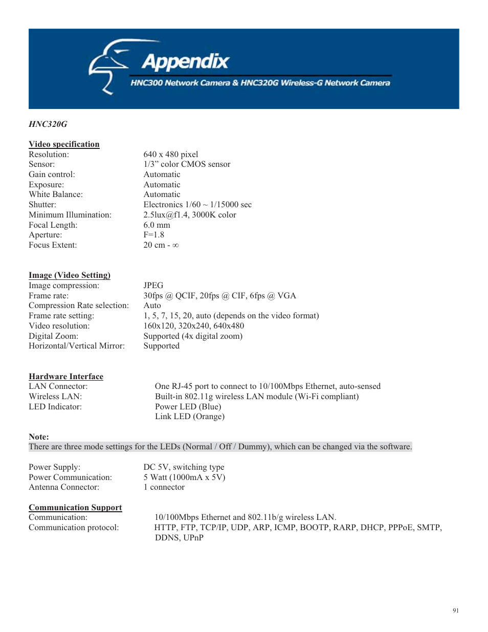 Hawking Technology HNC320G User Manual | Page 91 / 103