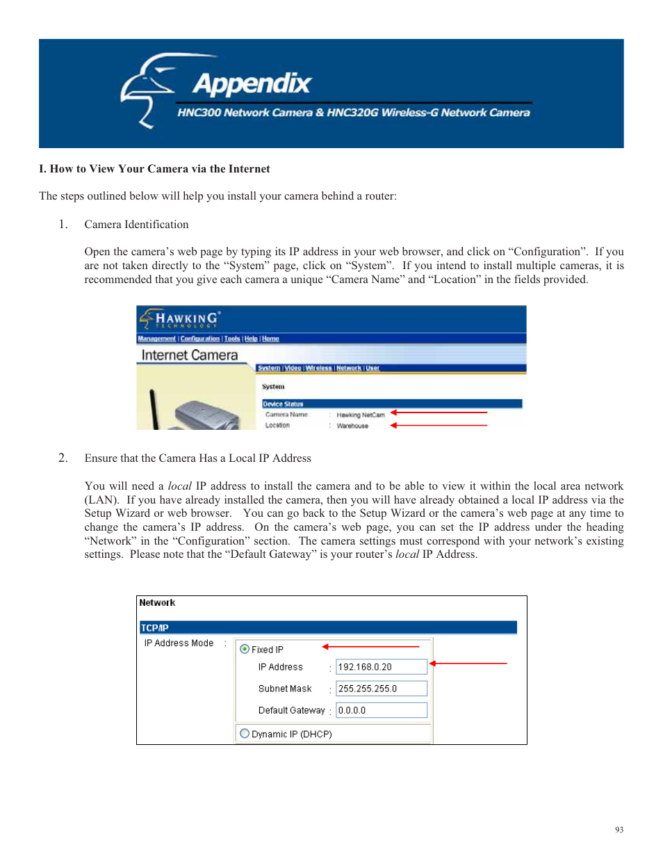 Hawking Technology HNC320G User Manual | Page 93 / 103