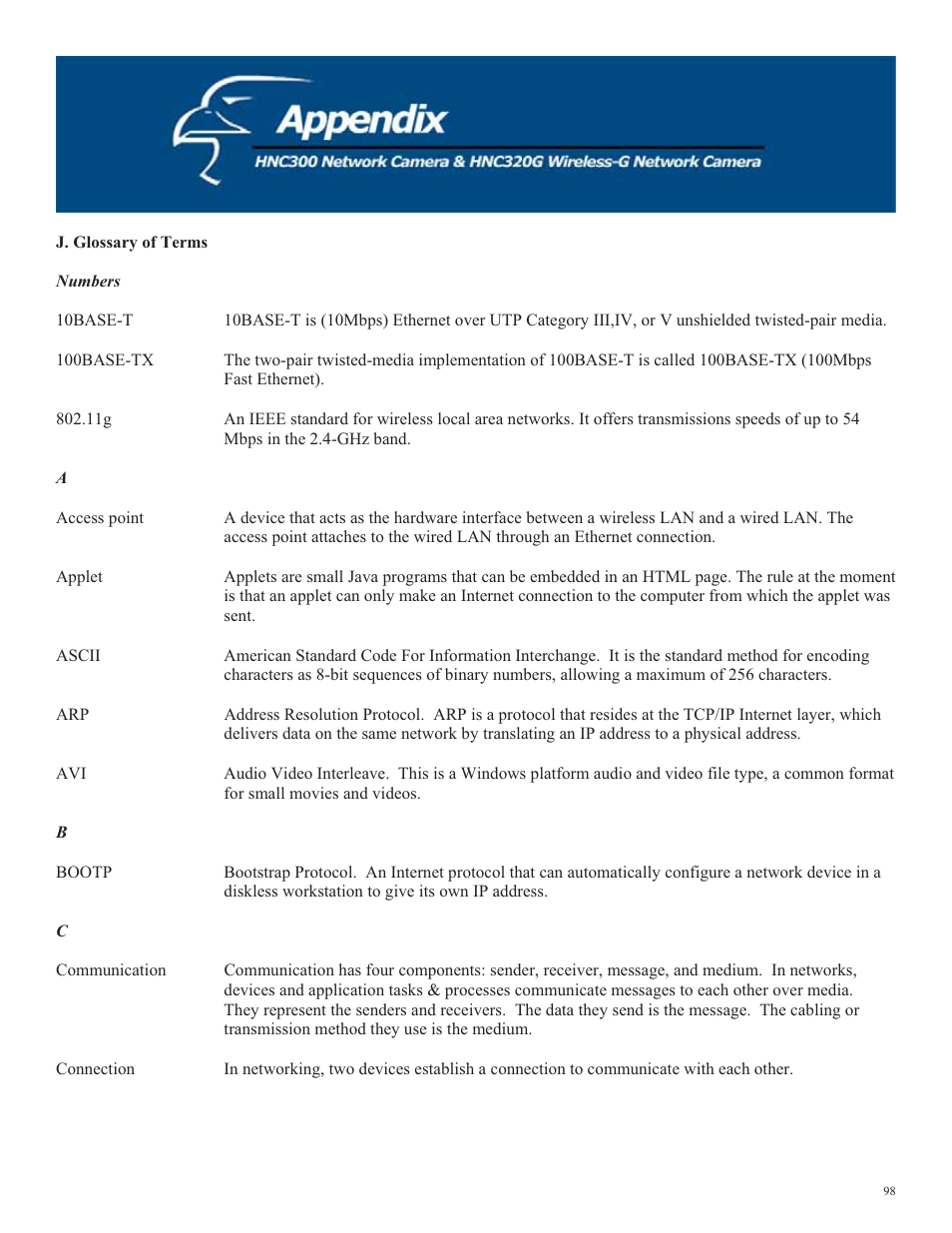 Hawking Technology HNC320G User Manual | Page 98 / 103