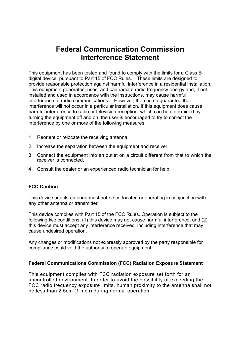Fcc caution | Hawking Technology HWU54D User Manual | Page 3 / 30