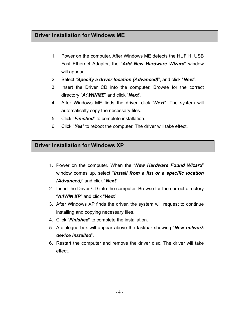Hawking Technology USB 10/100 Mbps User Manual | Page 7 / 10