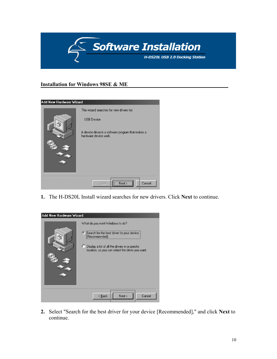 Hawking Technology H-DS20L User Manual | Page 10 / 30