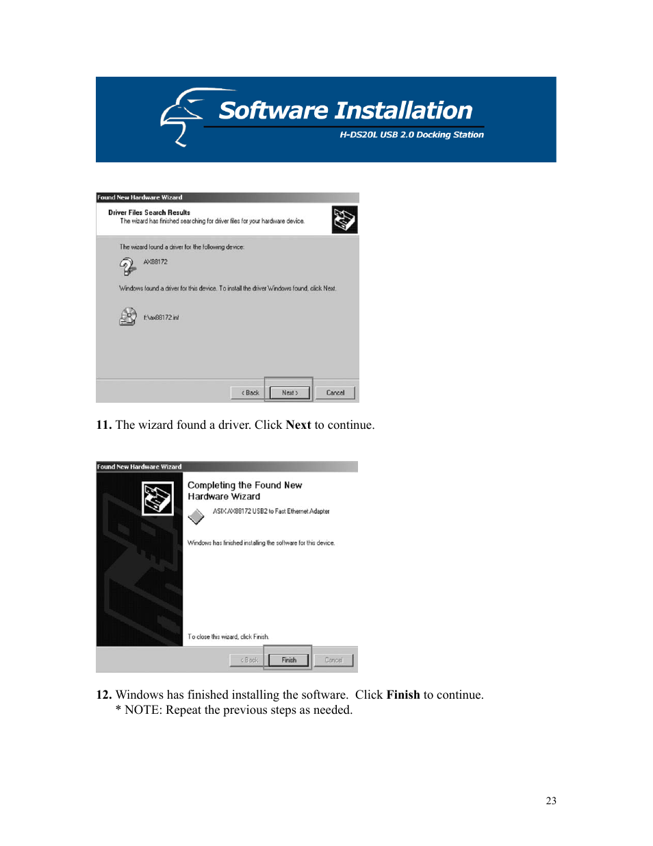 Hawking Technology H-DS20L User Manual | Page 23 / 30